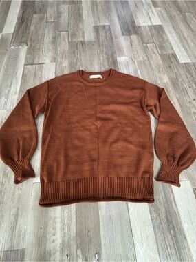 Altar'd State Men's Crewneck Sweater in Rust